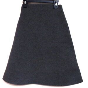 Everlane Heathered Grey Neoprene Skirt